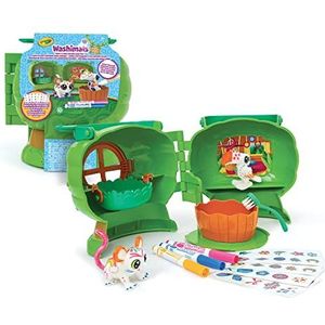 Crayola Washimals Safari Boomhut, Kleur en Was Je Kleine Huisdieren, Ideaal Als Cadeau, Geschikt Voor Kinderen Vanaf 3 Jaar