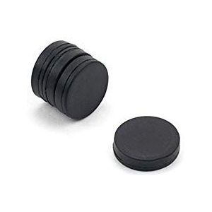 Magneet Expert® 15mm dia x 3mm dik Rubber Coated N42 Neodymium magneet - 1,8kg Pull (Pack van 20)