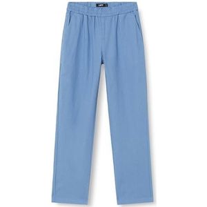 NAME IT Nlfhill Linen Reg Pant, Ebb and Flow, 164 cm