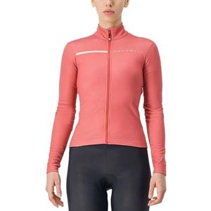 Castelli 4521531-654 Synergie 2 Jersey FZ Lang damesshirt Mineral Red/Cream Blush, maat L