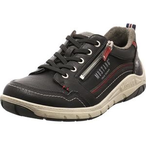 Mustang 4160-301 Sneakers voor heren, zwart, 46 EU, zwart, 46 EU