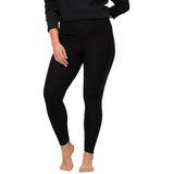 Ulla Popken - Sportlegging - Zwart - Hoge Taille - Brede Elastische Tailleband