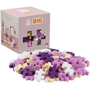 PLUS PLUS - Bouwspel voor kinderen vanaf 1 jaar - educatief spel met bakstenen - 100 stuks grote pastelkleuren Bloom - PP3491
