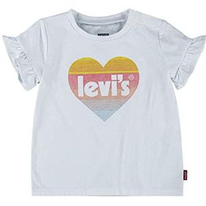 Levi's Lvg T-shirt met korte mouwen voor babymeisjes met flutter 1ee976, Ananas Slice, 9 maanden