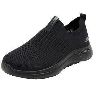 Skechers Go Walk Arch Fit - Iconic Black 10.5 EE - Wide