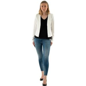 ICHI Dames Ixkate Short Bl Casual zakelijke blazer, 114201_cloud dancer, L