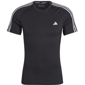 adidas Techfit 3-Stripes Trainingsshirt voor heren