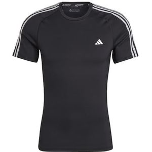adidas Techfit 3-Stripes Trainingsshirt voor heren