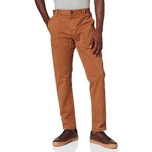 camel active Heren 4771956814 broek, Bruin-Geel/Donker, 33W / 32L