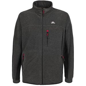 Trespass Jynx Mens fleece jas in grijs en zwart