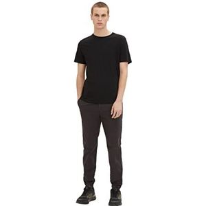 TOM TAILOR Denim Uomini Relaxed chinobroek 1034987, 29999 - Black, M