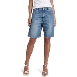 G-STAR RAW Dames Type 89 bermuda shorts, blauw (Faded Waterfront D301-D895), 24, blauw (fade waterfront D301-d895), 24W