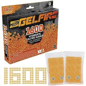 Nerf Pro Gelfire Ballen navulverpakking, 1600 gehydrateerde Gelfire ballen, voor gebruik met Nerf Pro Gelfire Blasters