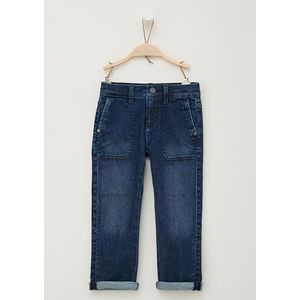 s.Oliver Junior Jongens Jeans Broek, Regular Fit Tapered Leg Blue 110, blauw, 110 cm