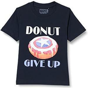 Marvel T-shirt voor jongens, Marine., 10 Jaar