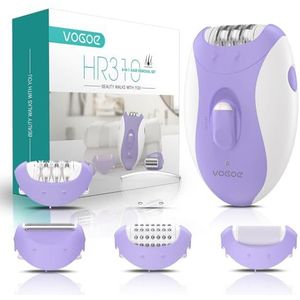 VOGOE - Epilator - 4-in-1 - Draadloos - Voor Vrouwen - 21 Pincetten