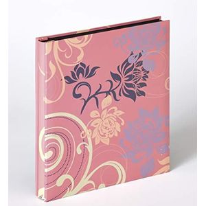 walther design fotoalbum donkerroze 400 foto's 10x15 cm insteekalbum Grindy EA-201-R