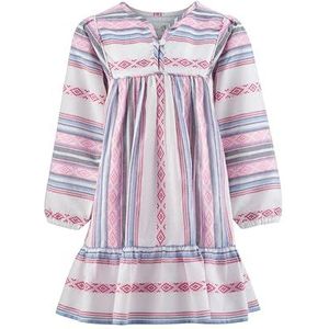 happy girls Jurk  lichtblauw / pink / rosa / wit