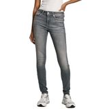 Jeans - Effen - Skinny - Heavy Washed - Lang/maxi - Mid Waist