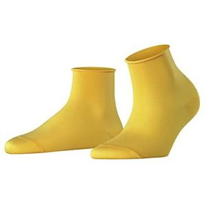 FALKE Dames Sokken Cotton Touch W SSO Katoen eenkleurig 1 Paar, Geel (Mustard 1187) nieuw - milieuvriendelijk, 35-38