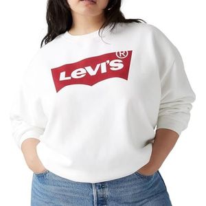 LEVI’S PLUS - Sweater - Wit - Katoen - Ronde Hals