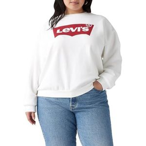 LEVI’S PLUS - Sweater - Wit - Katoen - Ronde Hals