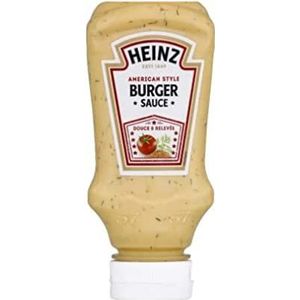 Heinz American Burger Saus, Zachte Fles Top Down 230 g