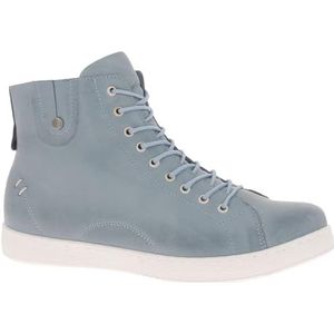 Andrea Conti High Top Sneakers voor dames, blauw, 38 EU, blauw, 38 EU