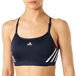 Adidas TRN LS 3S B, sportbeha voor dames, Legend Ink/wit, XSAC