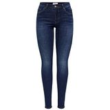 ONLY Jeans dames Onlwauw Mid Sk Dnm Bj581 Noos , donkerblauw (dark blue denim) , S / 32L