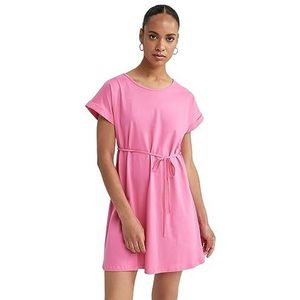 DeFacto Damesjurken zomer - bodycon jurk dames, stijlvol en elegant - zomerjurk voor dames, vrouwelijke en comfortabele jurk, roze, XS