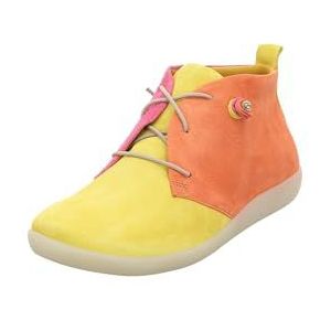 Think! dames NATURE chromfrei gegerbte nachhaltige Halbschuhe, SUNFLOWER/KOMBI 6010
