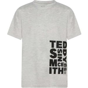 Teddy Smith T-Eloa MC Jr T-shirt voor jongens, wit ivoorkleurig China, wit, ivoorkleurig, China, 14 Jaren