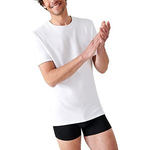 Damart - Thermolactyl T-shirt met korte mouwen, opgeruwd fleece, Wit, S