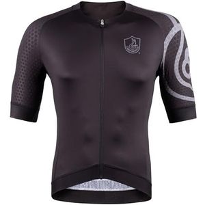 moa sport mantovani vincenzo srl Neon jersey voor heren, Zwart, M