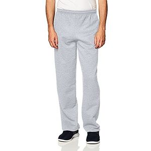 Gildan Heren joggingbroek met zakken, Grijs, XL