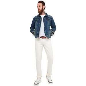 Joe Browns Heren Slim Fit Summer Cream Denim Jeans, Cream, 32 Regular, 32/32, Ecru, 32W / 32L