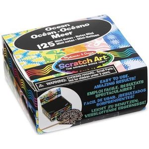 Melissa & Doug Scratch Art Mini notitieblaadjes - Oceaan | Kunst en knutselen | Scratch Art | 4+ | Cadeau voor jongens en meisjes
