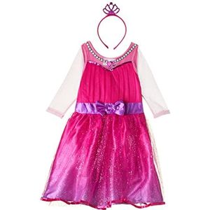 Amscan 999548 - kinderkostuum Barbie prinses, ca. 3-5 jaar, maat 104, roze