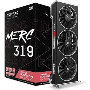 XFX Speedster MERC319 Radeon RX 6750XT Black Gaming grafische kaart met 12GB GDDR6 HDMI 3xDP, AMD RDNA™ 2 (RX-675XYTBDP)