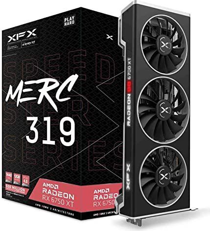 XFX RX 6750XT MERC 319 - Videokaart - 12 GB GDDR6 - HDMI 3xDP