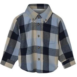 NAME IT - Nmmlarry Ls Overshirt - Marineblauw - Voor Jongens