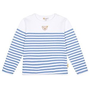 Steiff Sweatshirt met ronde hals voor meisjes, wit (bright white), 122 cm