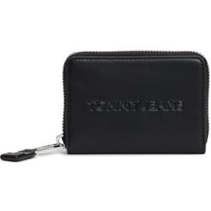Tommy Hilfiger - Ess Must Small Wallet - Portemonnee - Zwart - Polyurethaan