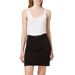 NOISY MAY NMHIPE HW Palma rok voor dames, zwart, S, zwart, S