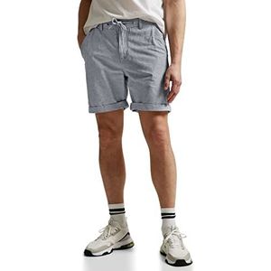 Street One MEN heren katoenen shorts, grijs (cool grey), 32W