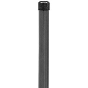 Alberts 617554 Afrasteringspaal voor Fix-Clip pro | voor bevestiging met grondbussen | verzinkt, antraciet-metallic kunststof gecoat | lengte 965 mm | klem-Ø 34 mm