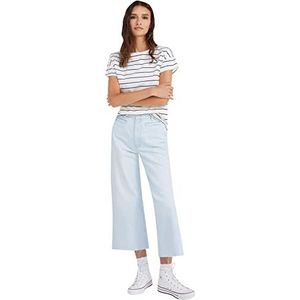 Springfield Jeans met brede pijpen, middelblauw, regular voor dames, Medium Blauw, 38