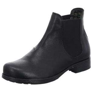 Think! Dames Denk chroomvrij gelooide duurzame Chelsea-boots, 0050 zwart, 43 EU