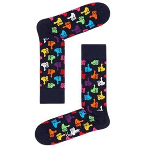 Happy Socks Thumbs Up Sock, Kleurrijke en Leuke, Sokken voor Dames en Heren,(36-40) Meerkleurig